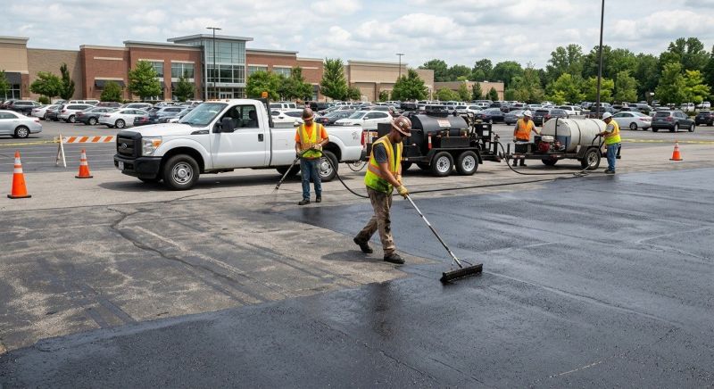 Asphalt Parking Lot Sealing in Denver, CO